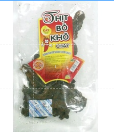 Khô thịt bò khô cay chay âu lạc 70g