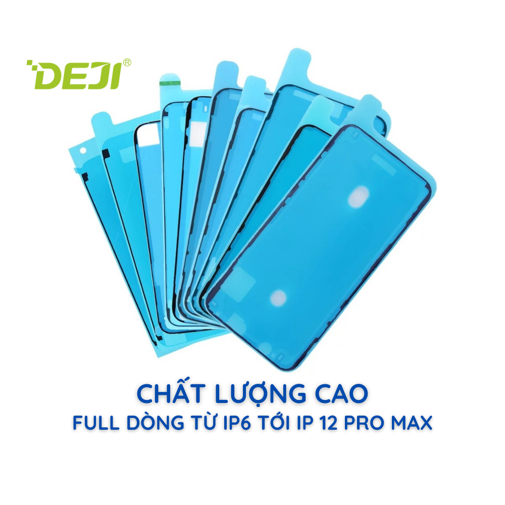 Ron gioăng chống nước i-phone Dejimax cho IPH 6 6S 7 8 Plus X XR XS XSM 11 12 13 14 Mini Plus Pro Max SE 2020