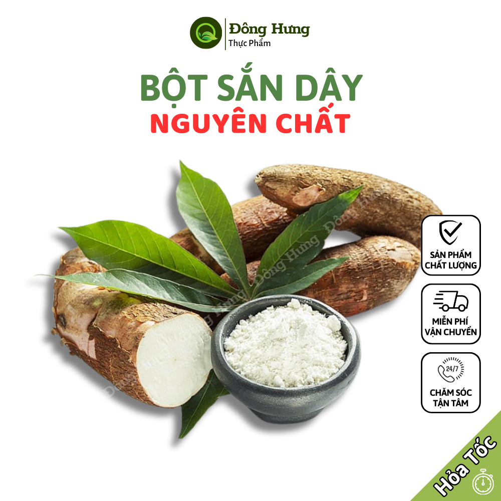 Bột sắn dây nguyên chất 100%