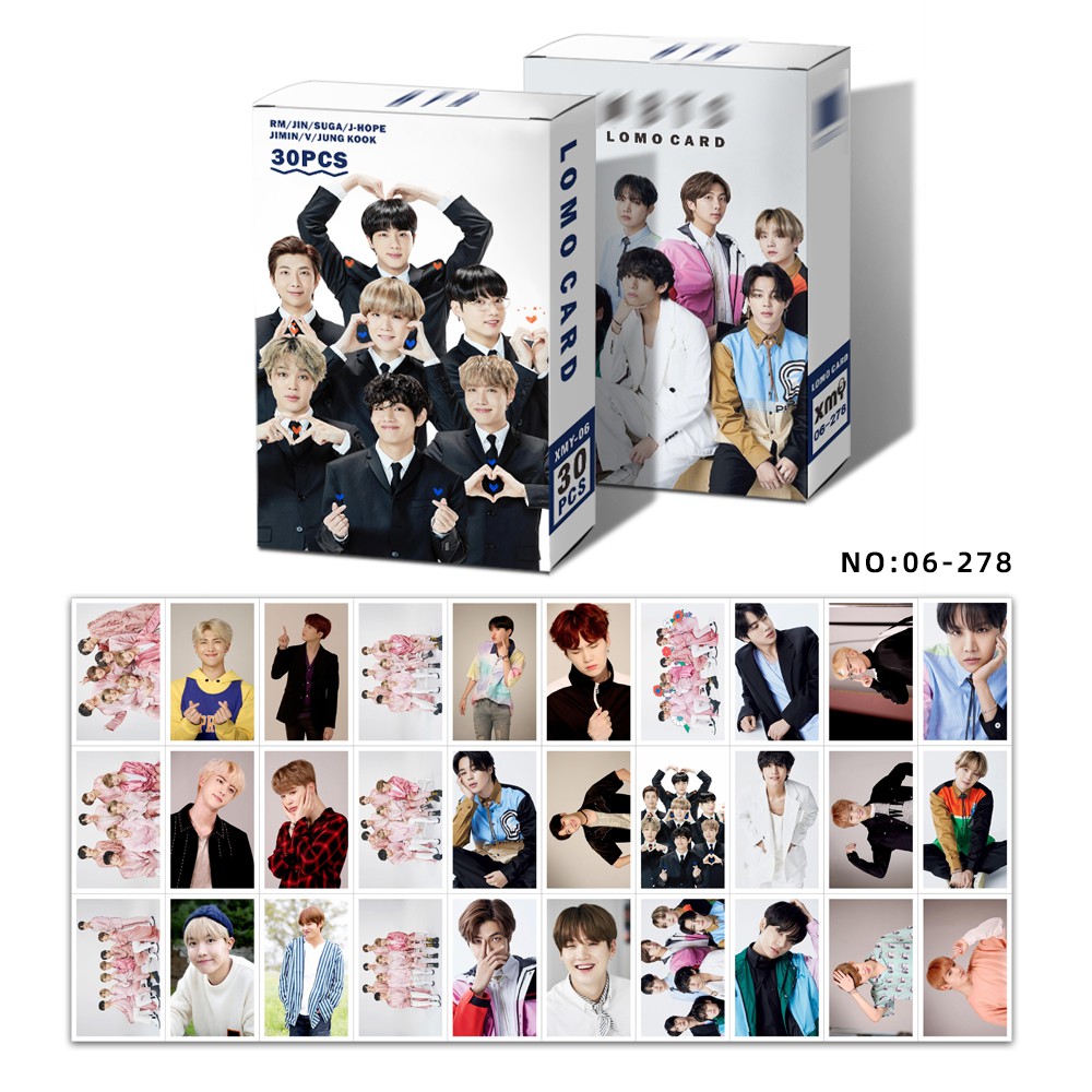 Hộp ảnh lomo bts