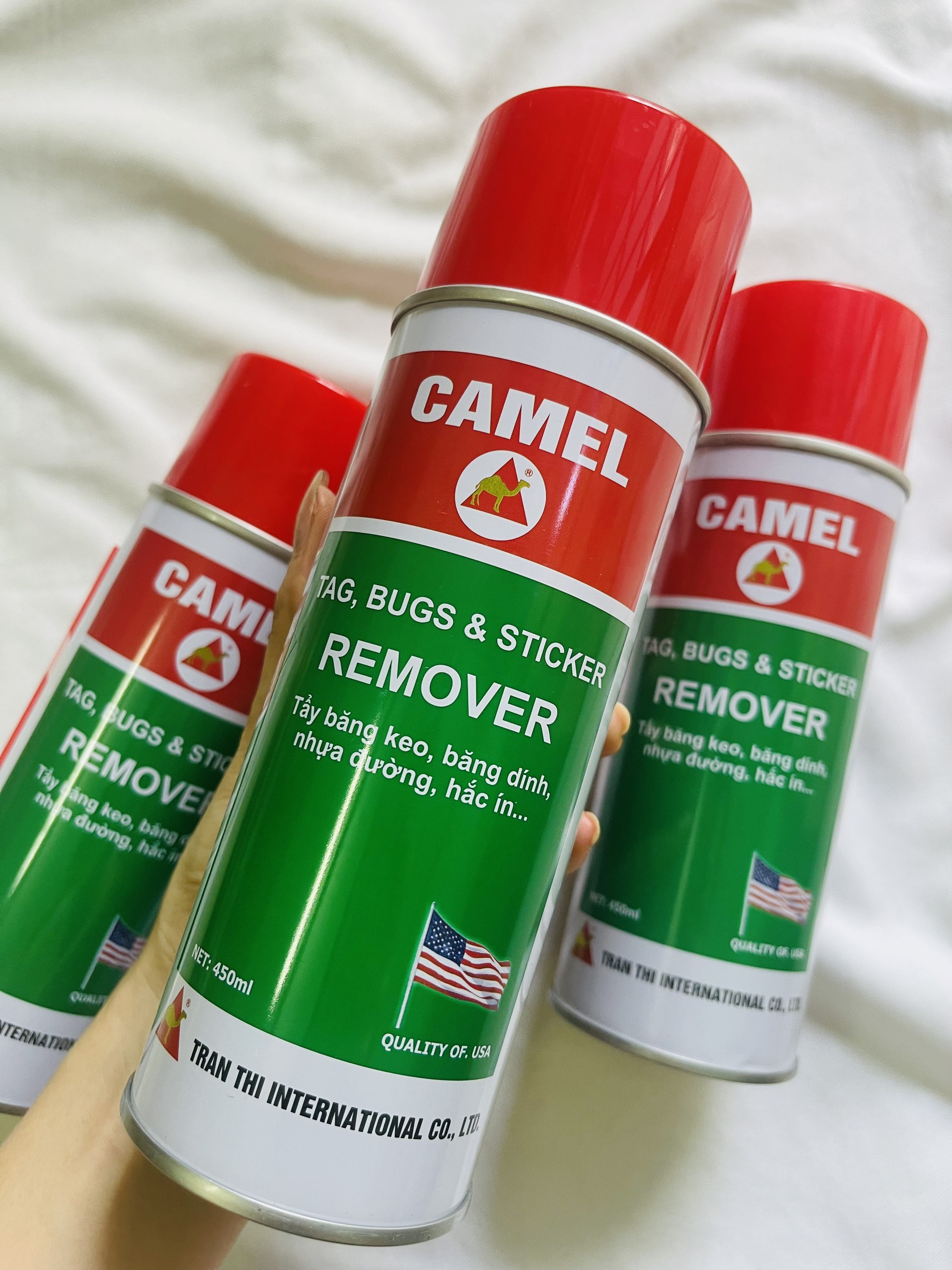 Xịt tẩy keo đa năng camel 450ml - bình xịt tẩy rửa đa năng - chai xịt tẩy rửa dầu mỡ- dung dịch tẩy nhựa đường 3m - dung dịch tẩy keo 3m- kivo