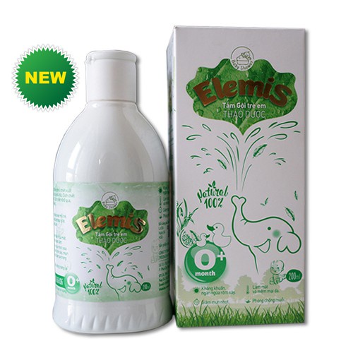 sữa tắm elemis 200ml thảo dược dành cho trẻ nhỏ,rôm sẩy,mụn nhọt,mẩn ngứa 1