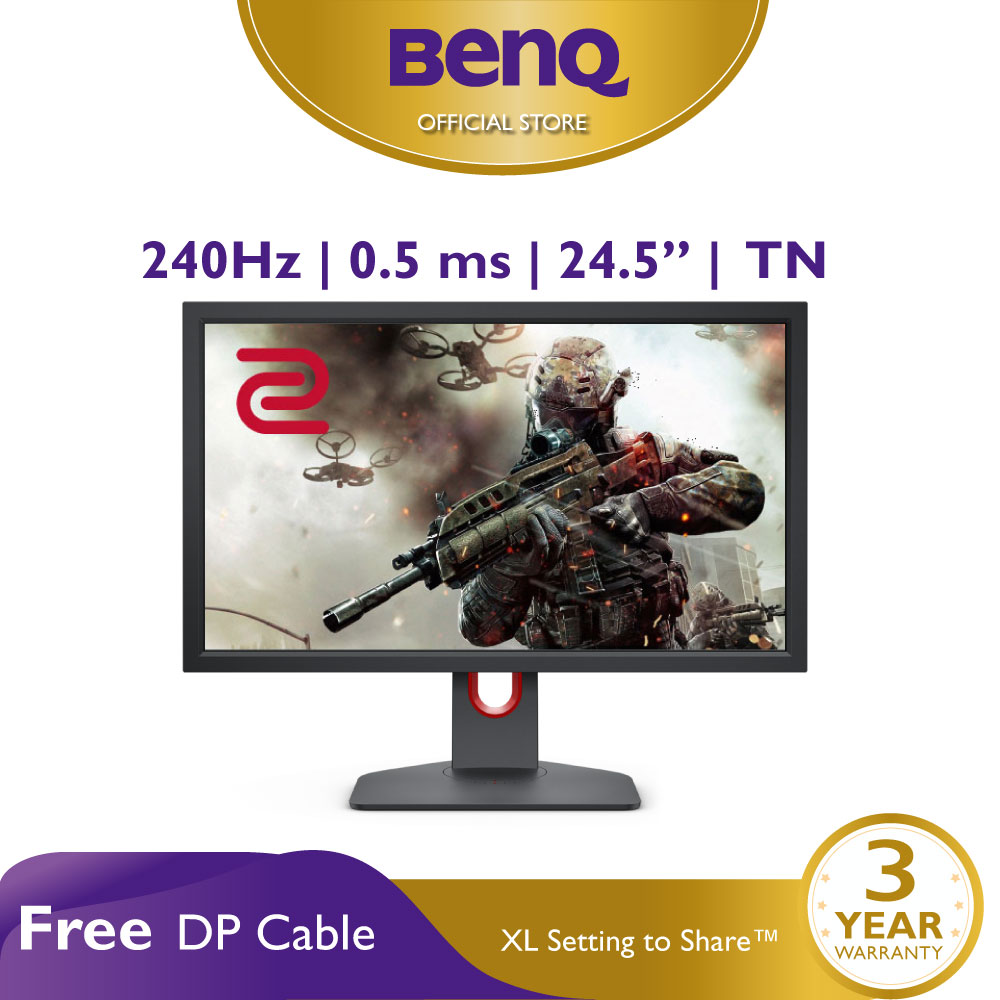 New BenQ ZOWIE eSport gaming monitor XL2540K TN 240Hz 24.5 inch