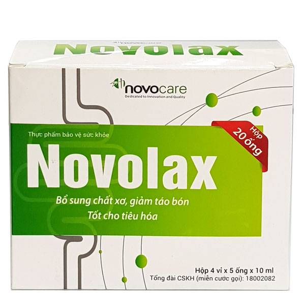 Chính hãng - Freeship  Novolax, hỗ trợ bổ sung chất xơ, hỗ trợ nhuận