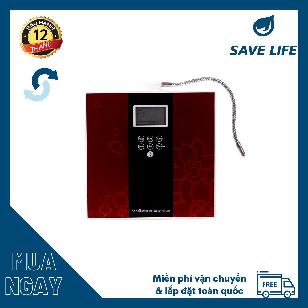 Máy lọc nước ion kiềm save life sl ion2 kyk alkaline ionier 30000