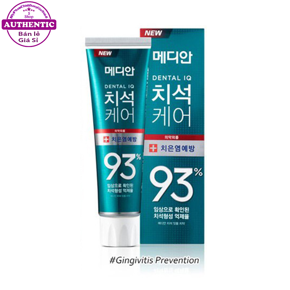 Kem Đánh Răng MEDIAN Dental IQ 93% Số 1 HÀN QUỐC -XANH LÁ