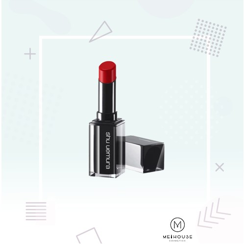 [HCM]Son Shu Uemura Rouge Unlimited Amplified vỏ đen (sẵn nhiều màu) kết cấu mỏng nhẹ mịn màng được bổ sung lượng dưỡng vừa đủ để cho môi được mềm mại nhưng vẫn đủ độ lì và độ bám