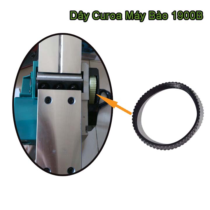 Dây curoa máy bào gỗ makita 1900b - linh kiện thay thế máy bào gỗ cầm tay 82mm, dây curoa máy bào - hải my store