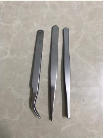 Bộ 3 nhíp gắp linh kiện inox