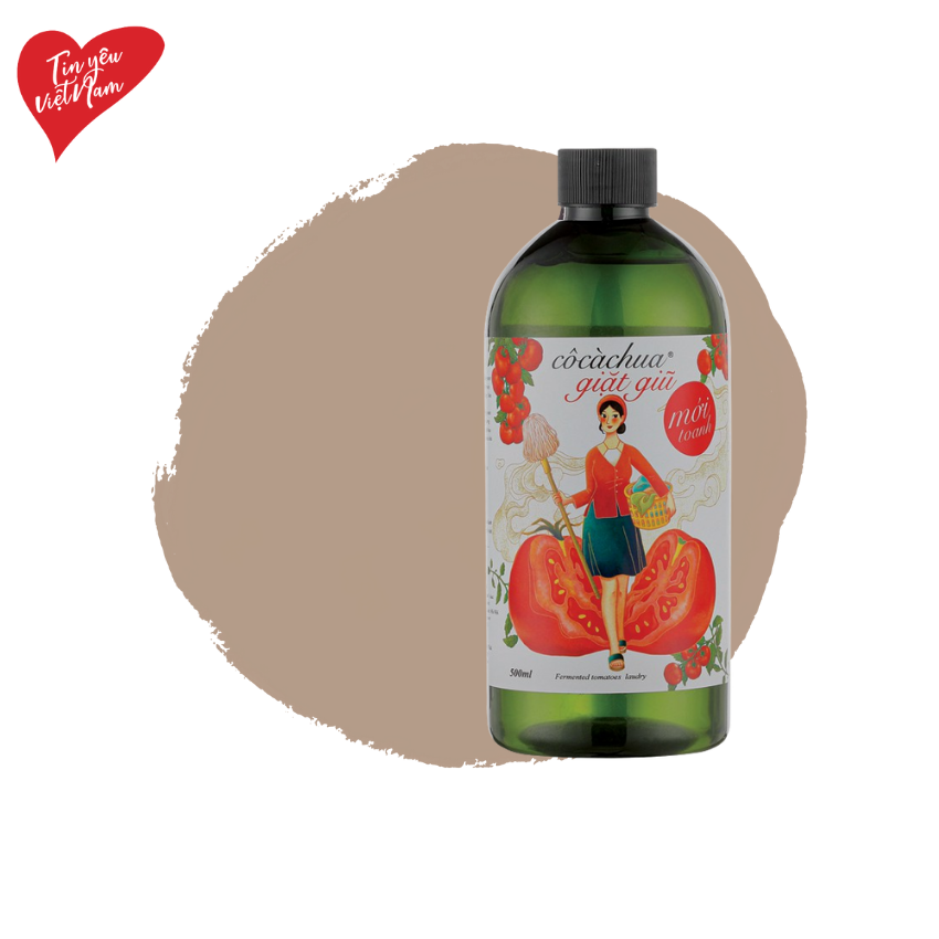 Nước giặt giũ sinh học lành tính từ cà chua, chai 500ml mới toanh