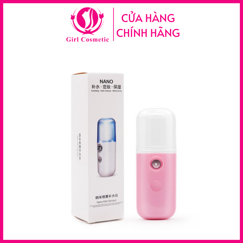 Máy phun sương mini cầm tay cấp ẩm, làm mát tức thì cho da