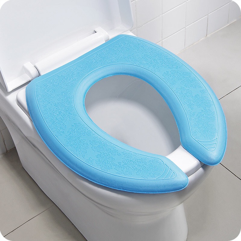 Miếng lót bồn cầu Eva + mềm mịn, chống nước, chống lạnh cao cấp