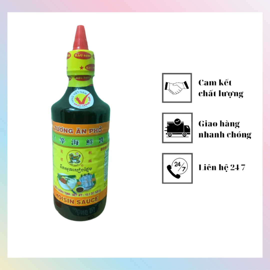 Tương ăn phở Hậu Sanh 520 g,tương đen thơm ngon