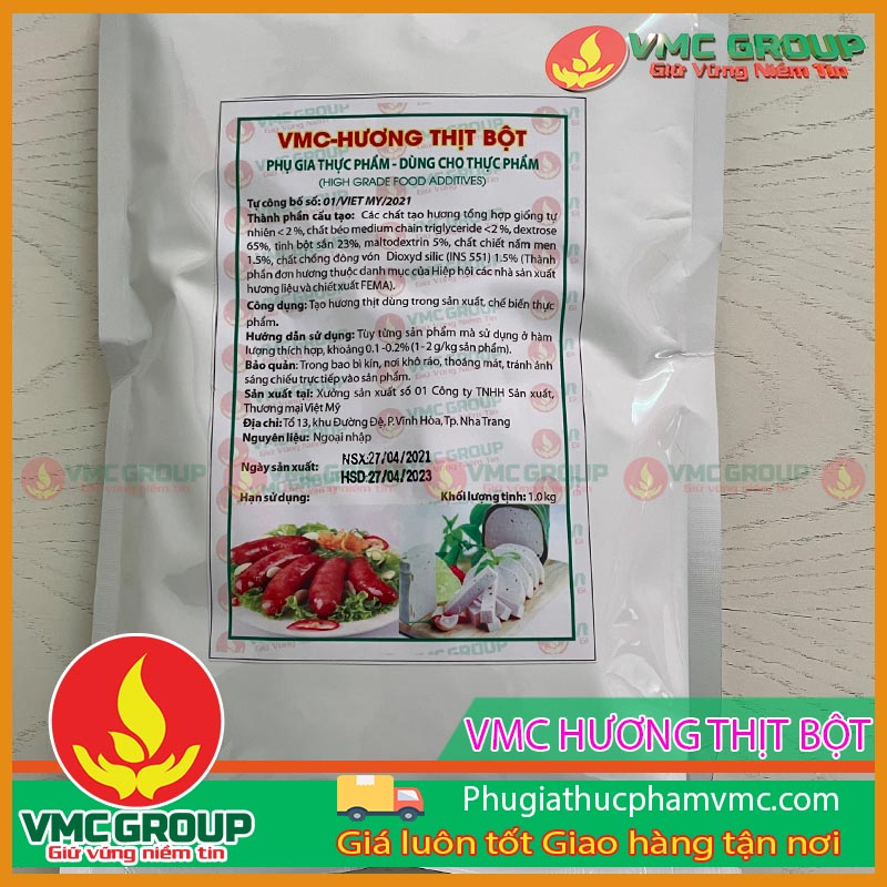 Hương thịt bột vmc – tạo hương thịt tự nhiên cho thực phẩm