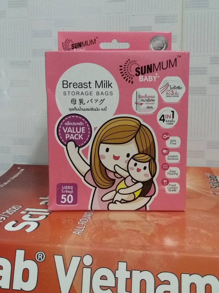Túi trữ sữa cho bé SunMum