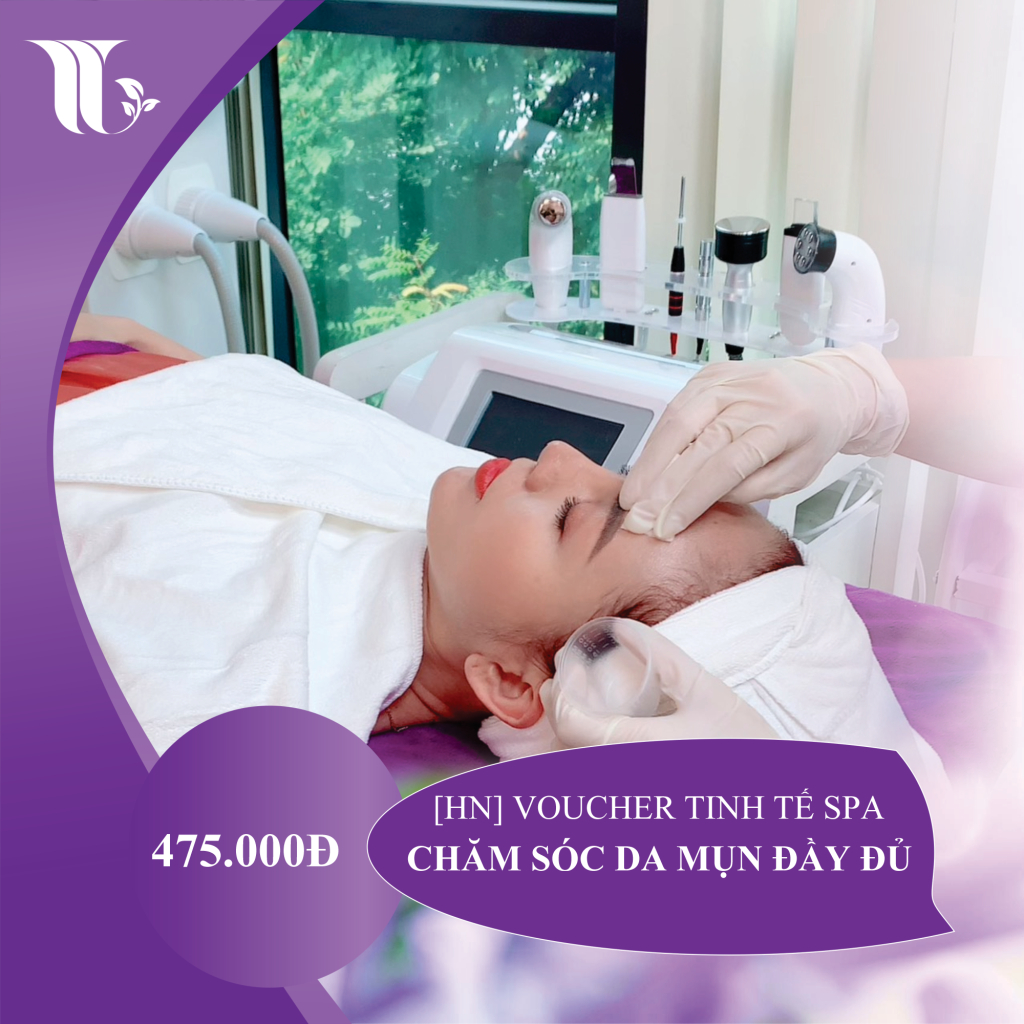 Voucher Tinh tế Spa - Chăm sóc da mụn đầy đủ