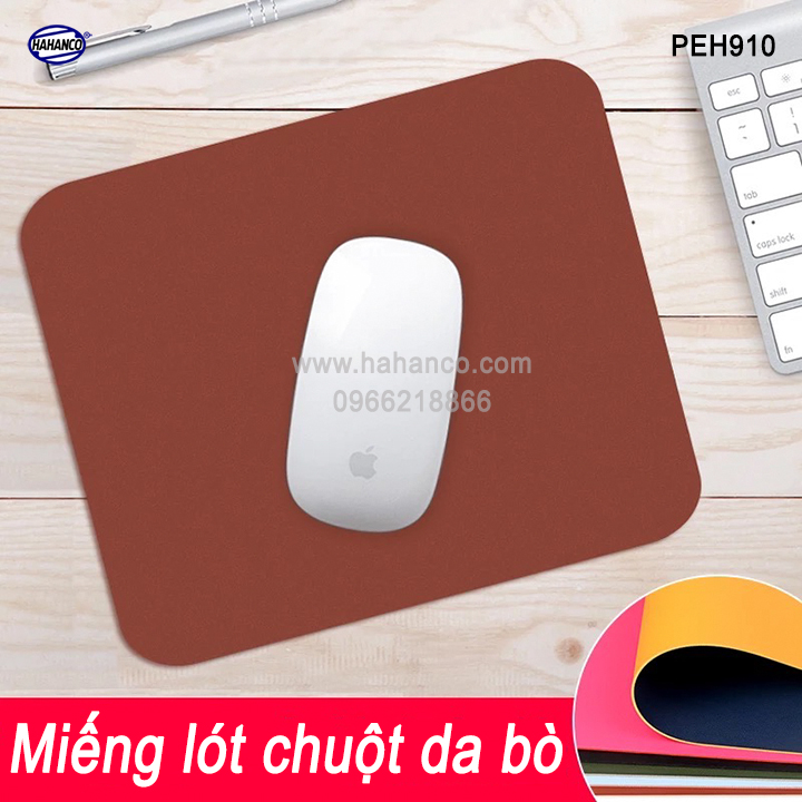 Lót chuột bằng da bò siêu xịn - Mouse Pads Leather LAPELLE (PEH910)