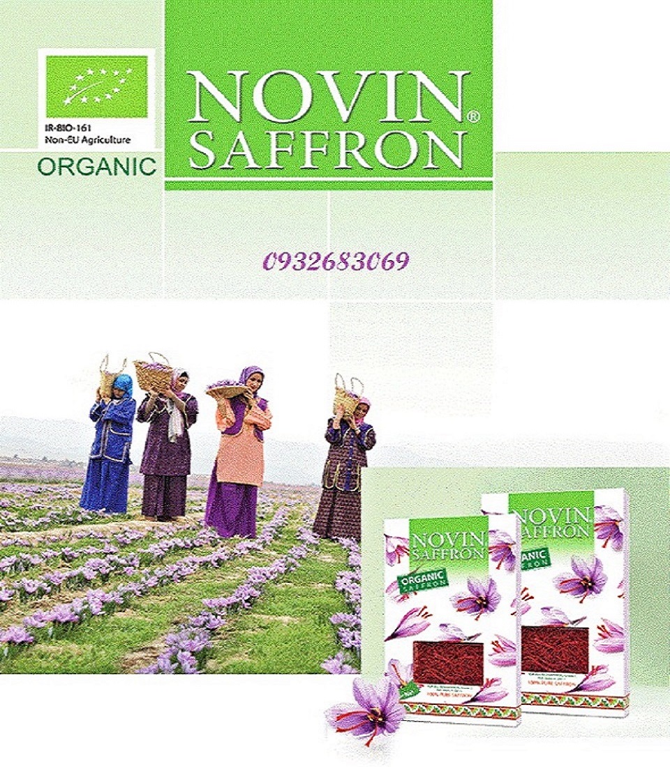 Nhụy Hoa Nghệ Tây Hữu Cơ (Organic Saffron) - 1Gram - Thương Hiệu Novin Xuất Xứ Iran