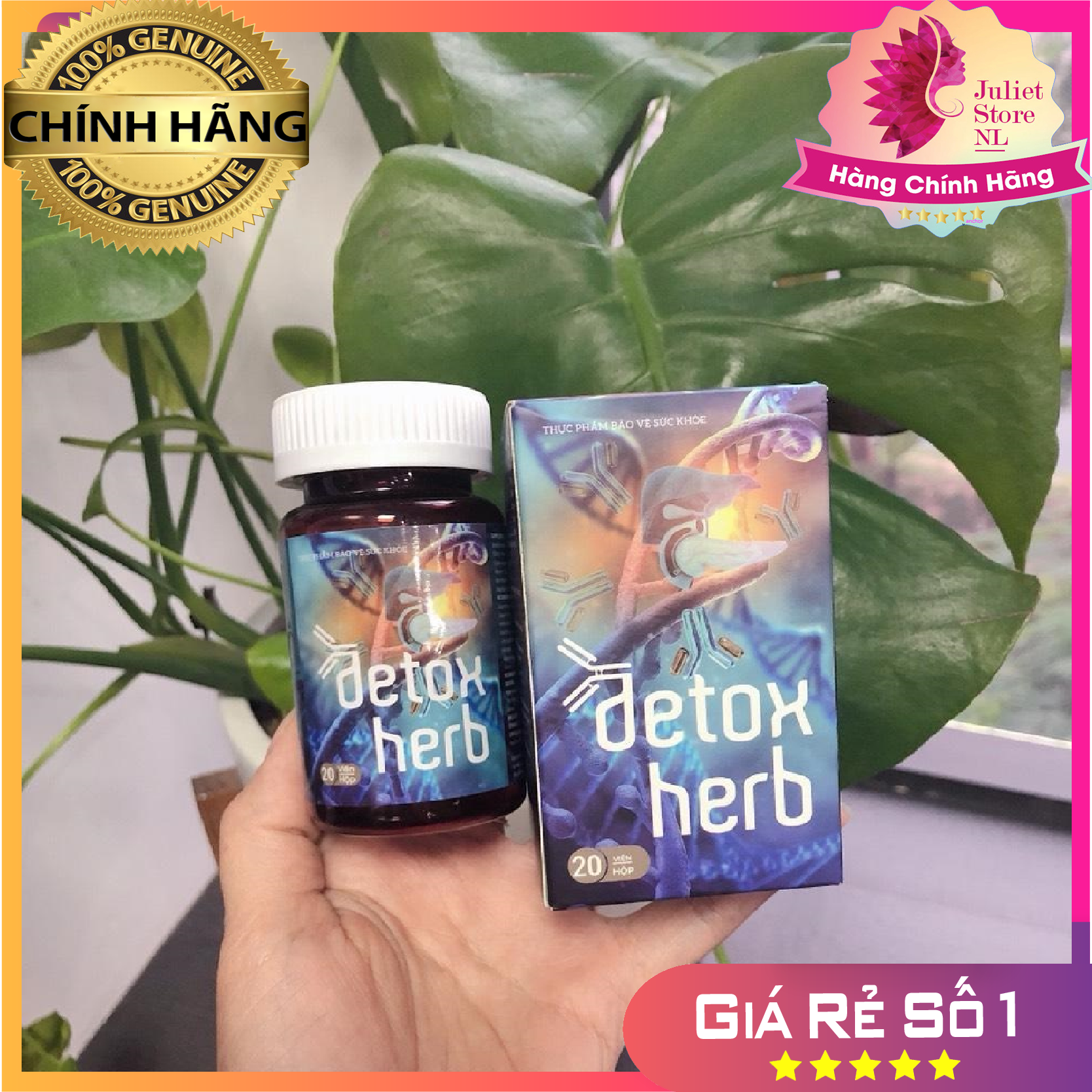 [HCM][CHÍNH HÃNG]DETOXHERB VIÊN UỐNG DETOX THANH LỌC GIẢI ĐỘC CƠ THỂ BỔ GAN THẬNTIÊU DIỆT KÝ SINH TRÙNG HIỆU QUẢ CHÍNH HÃNG 100%