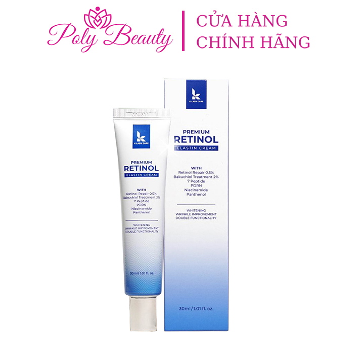 Kem k lady care retinol 30ml Hàn Quốc chống lão hóa hóa dưỡng da mặt căng bóng hồng hào