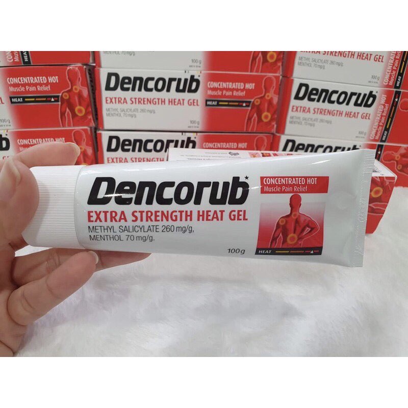 [HCM](HSD: 09-25) Kem xoa bóp Dencorub Heat Gel bôi chống viêm khớp và đau cơ cực hiệu quả của Úc