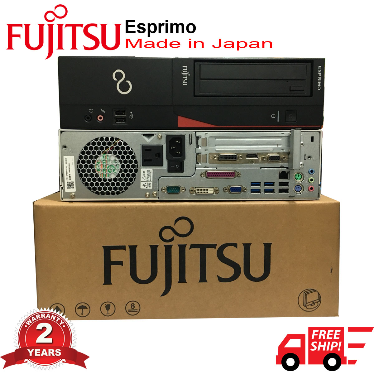 Máy tính để bàn fujitsu esprimo d552/d583 thế hệ thứ 4-core i3-i5-i7_hàng fullbox_likenew 99%