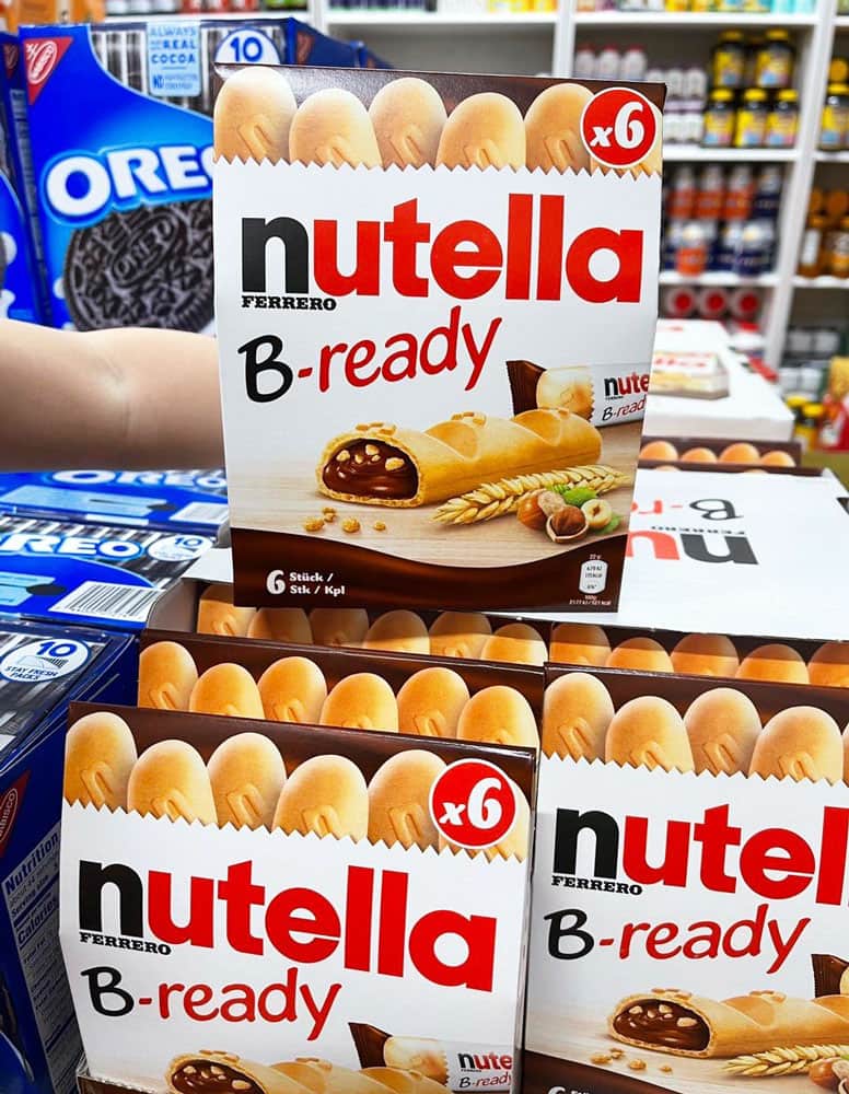 Bánh Nutella nhân socola hạt phỉ hộp 132g