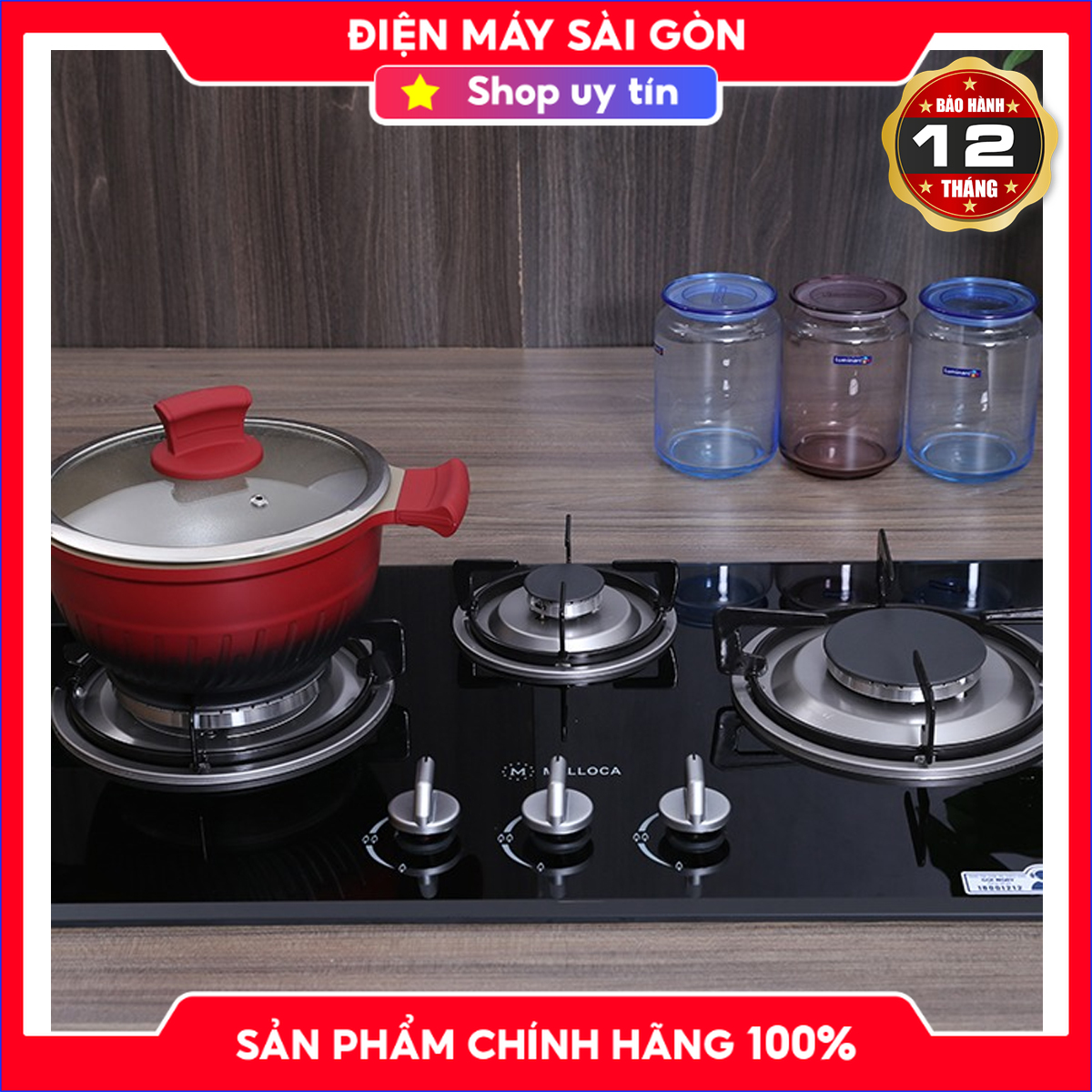 [SALE] [Trả góp 0%]Bếp gas âm Malloca GHG 733B NEW-CHÍNH HÃNG 100%+TẶNG VAN DÂY-Đầu đốt Somipress nhập khẩu Ý bền bỉ cho ngọn lửa xanh tiết kiệm gas Tính năng tự ngắt gas-Bảo Hành 36 Tháng
