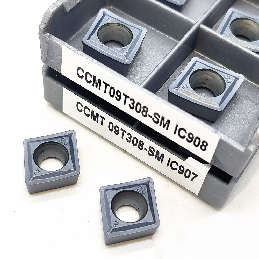 【HOT】☍◑  CCMT09T304 CCMT09T308 IC907 IC908 Carbide insert Internal turning tool lathe High-quality inserts