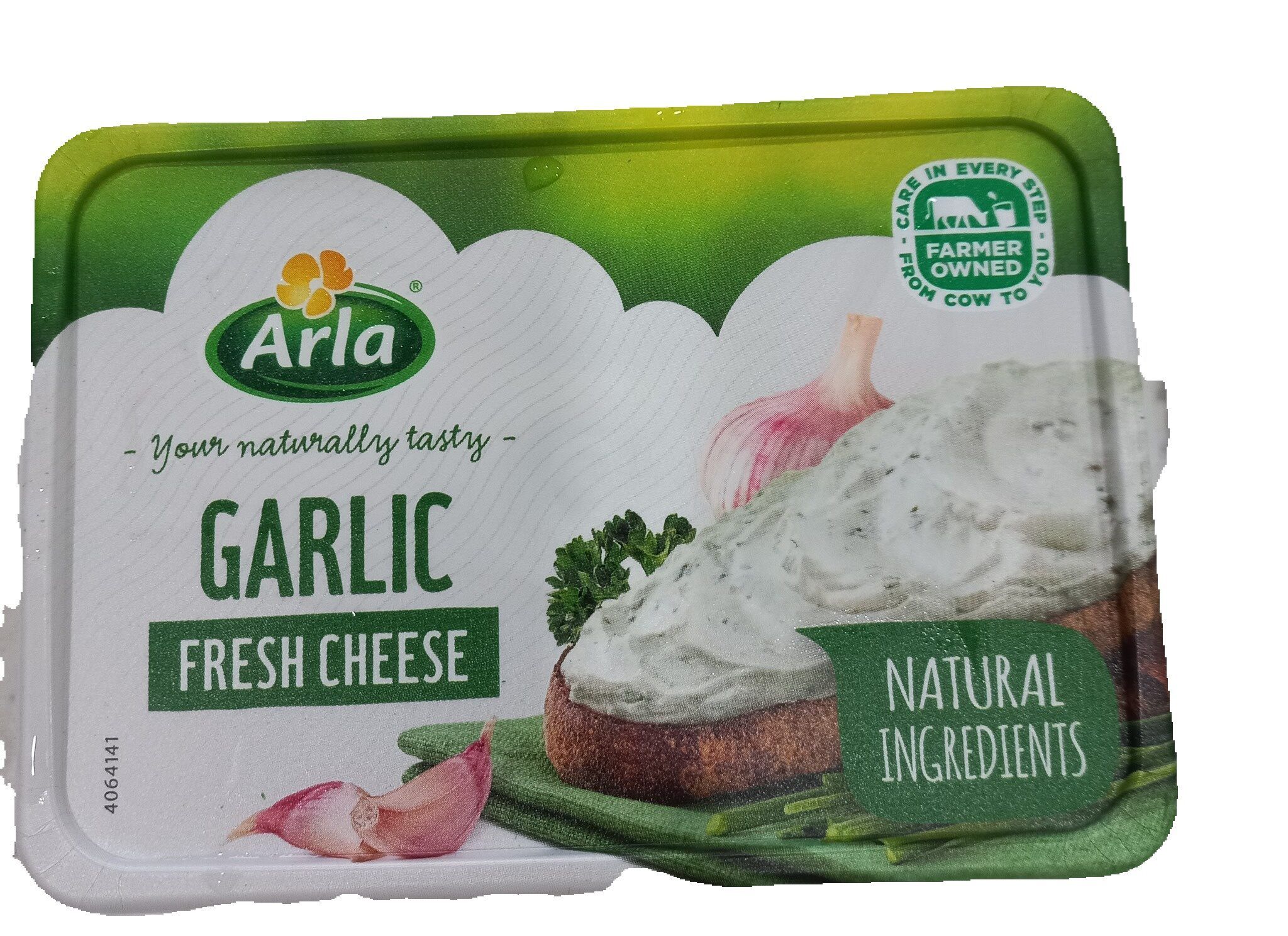 Phô Mai Kem Vị Tỏi. Arla Cream Cheese Garlic 150g.Best before : 01/2027. (Instant Delivery-Giao hàng hỏa tốc )