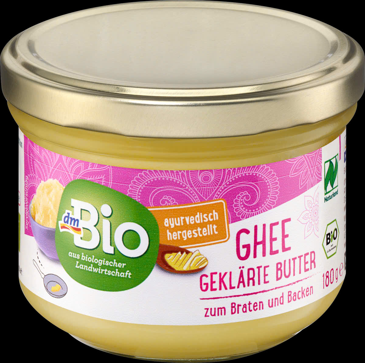 Bơ Ghee hữu cơ (Ghee Butter) - DmBio -EnerBio - 180g
