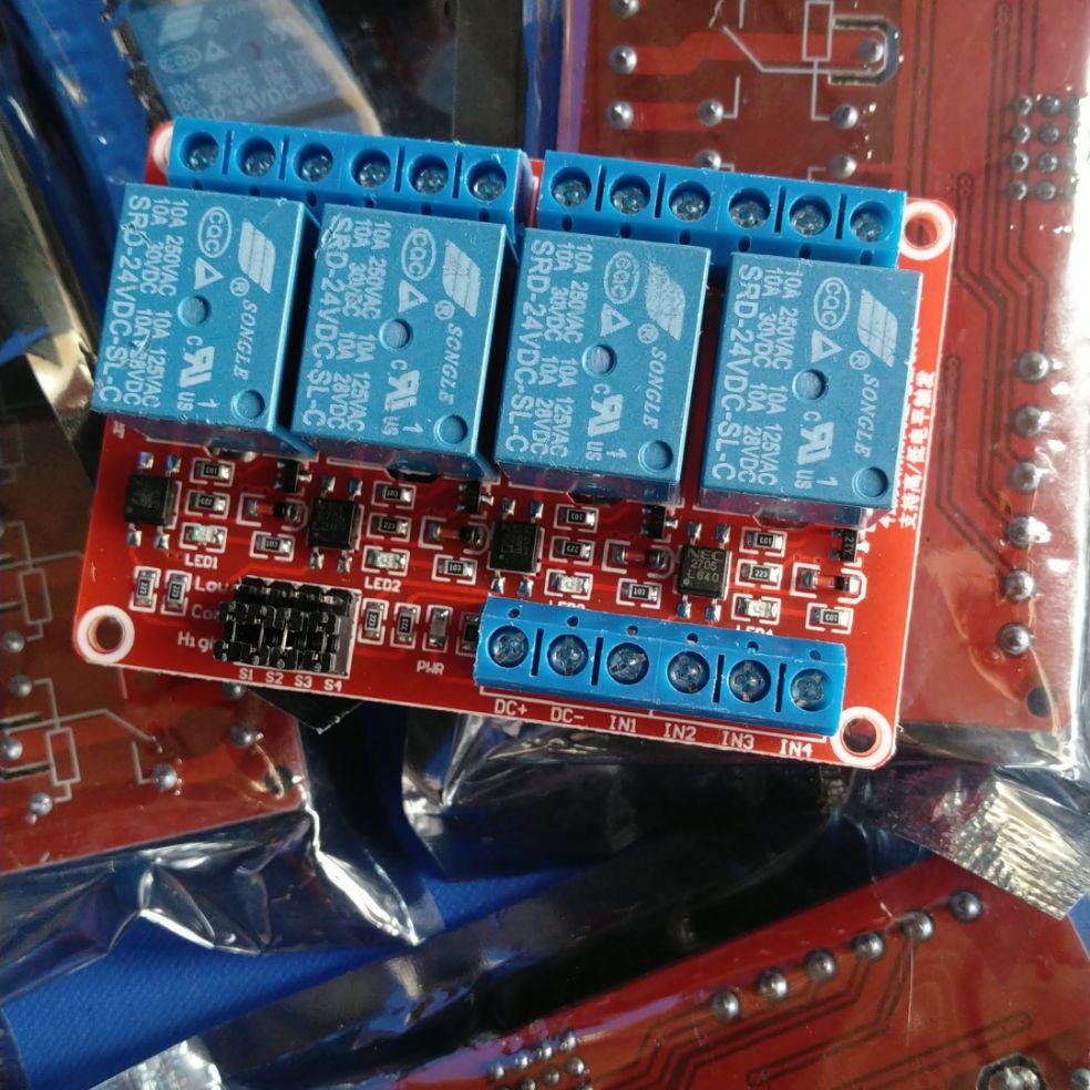 Module relay 24v 4 kênh