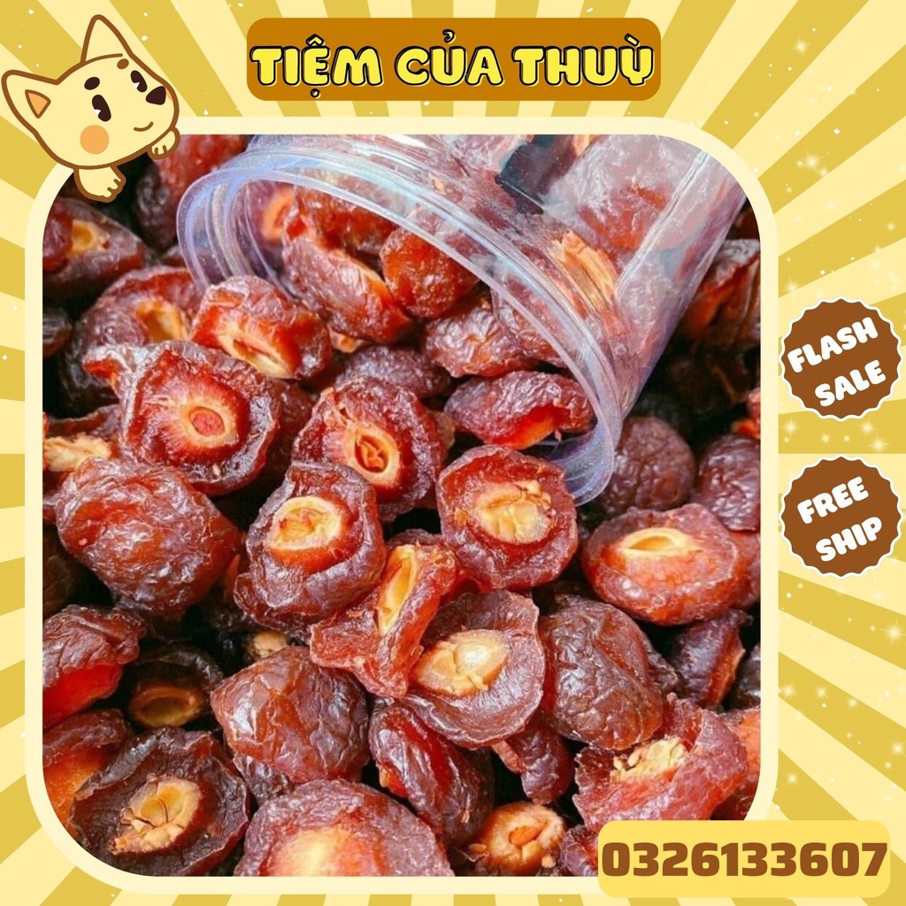 500g ô mai đào nâu bổ đà lạt chua ngọt, ô mai - mứt tết, đồ ăn vặt