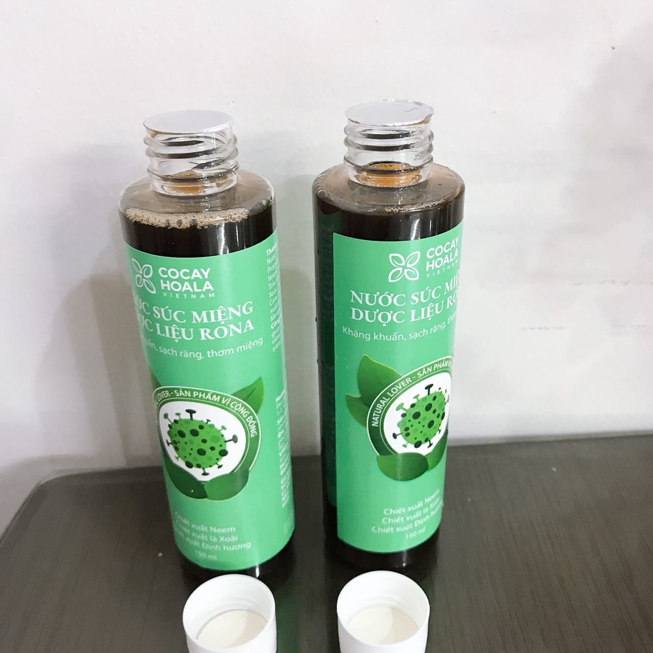 Combo 2 chai nước súc miệng Dược liệu RONA cỏ cây hoa la
