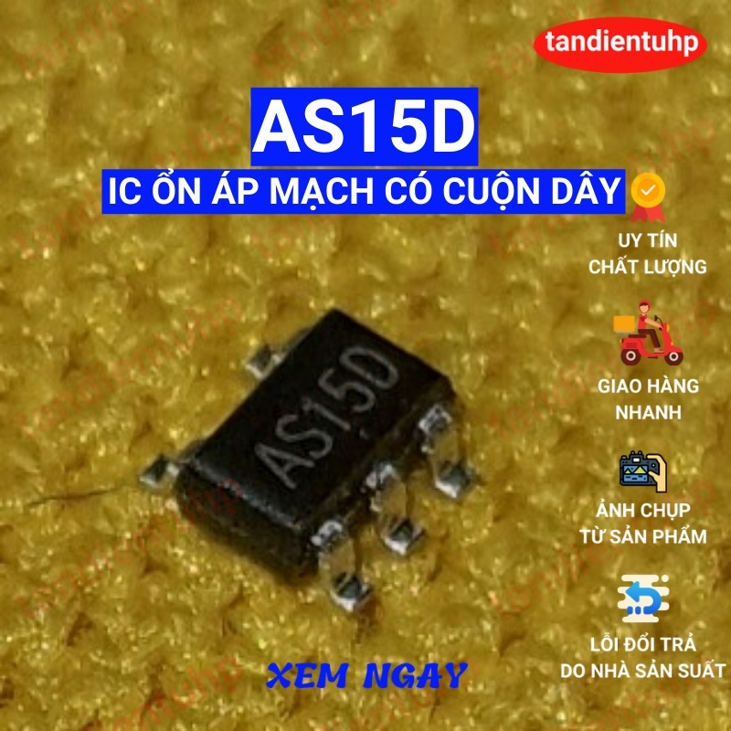 10 IC HẠ ÁP DC/DC ỔN ÁP MẠCH CÓ GHÉP CUỘN DÂY AS15D MT3410 MẠCH GIỐNG AS11DAS12D...ĐIỆN ÁP VÀO TỪ 2.3V ĐẾN 6V DÒNG 1.5A