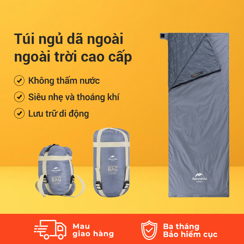 Túi ngủ văn phòng, du lịch dã ngoại cao cấp ngoài trời Naturehike NH15S003 - Hàng Chính Hãng
