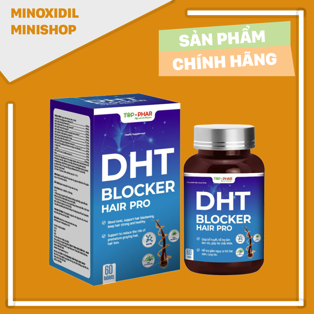 Dht blocker hair pro 60 viên chống dht - mọc tóc nhanh - chống bạc sớm