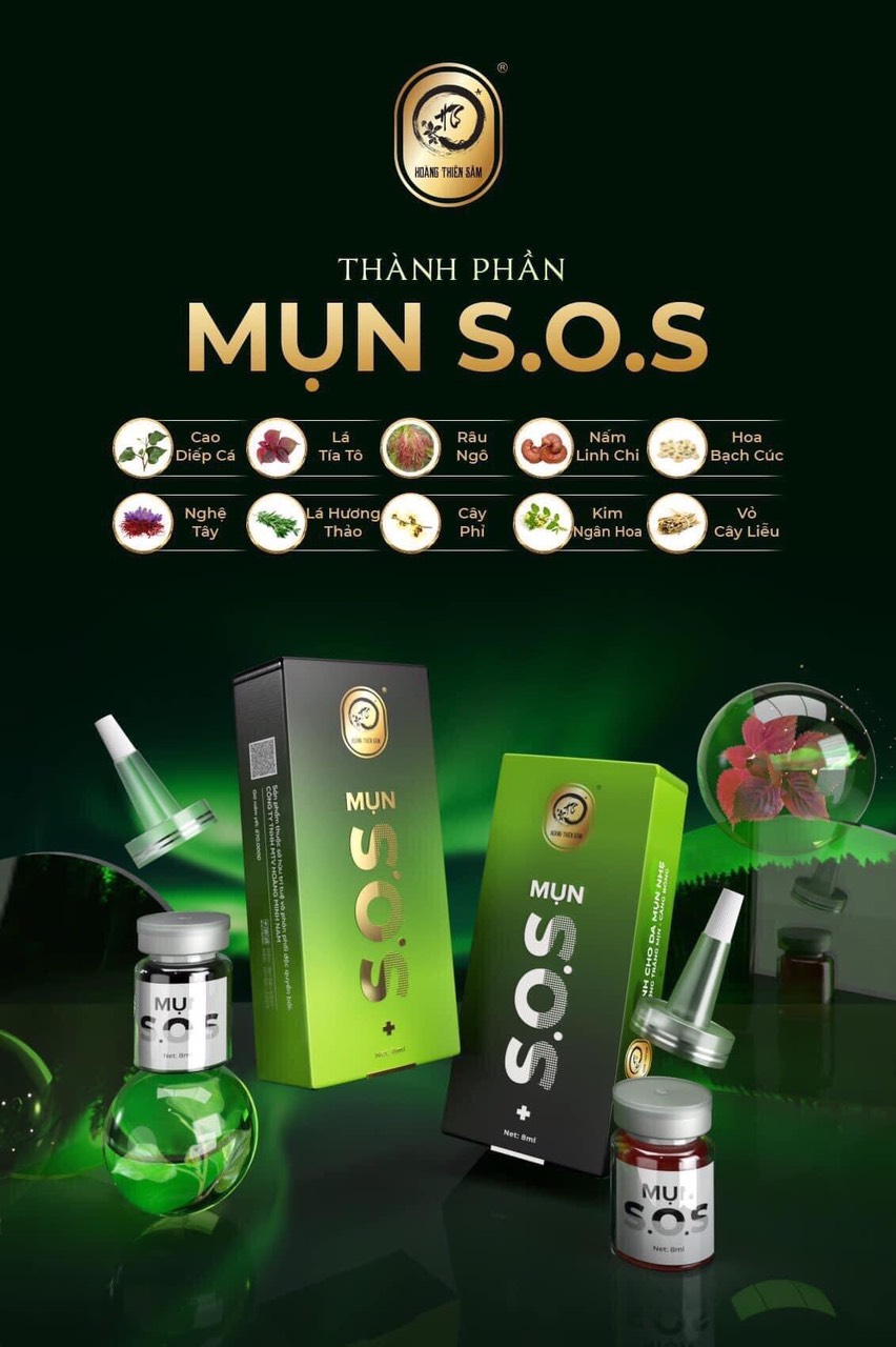Mụn s.o.s hoàng thiên sâm