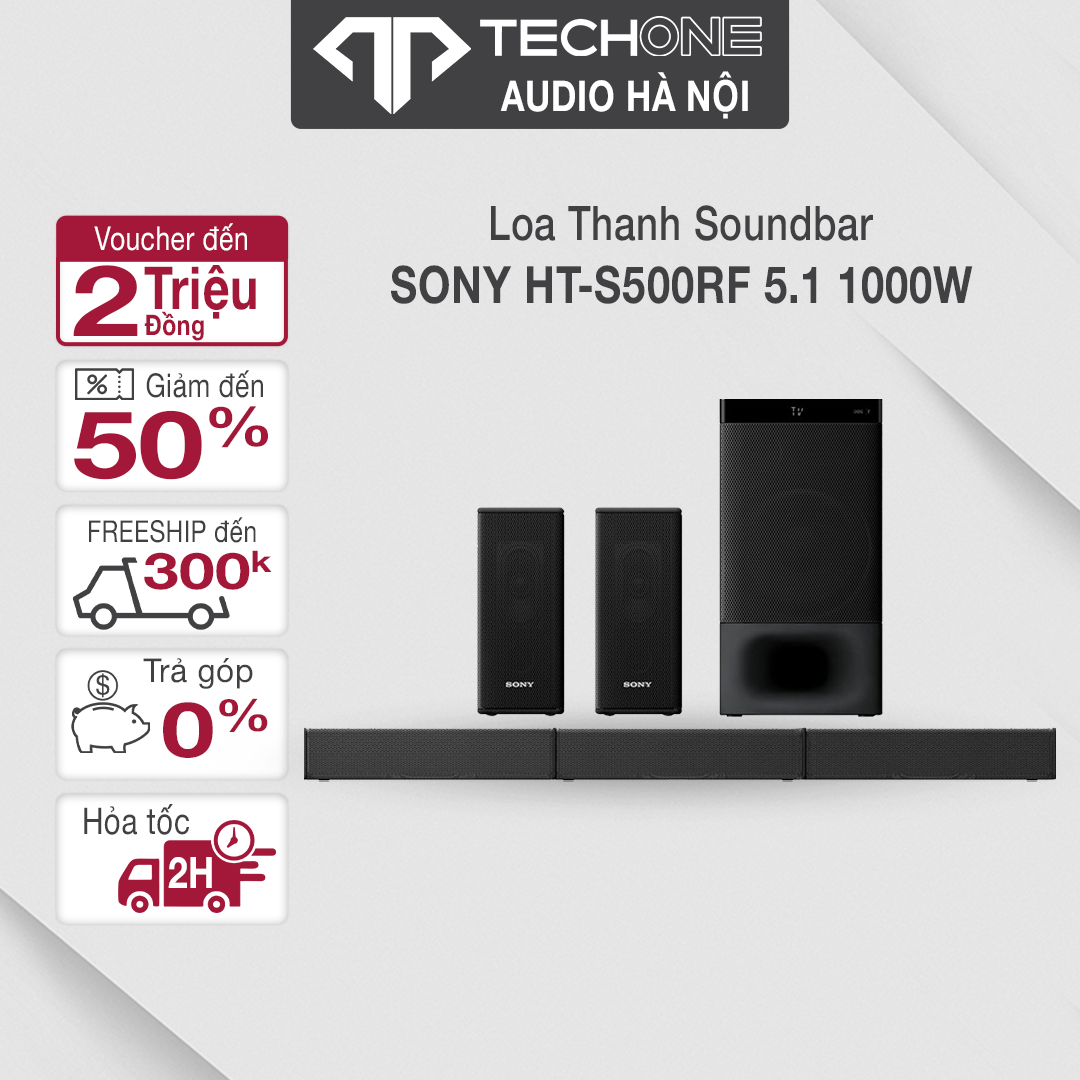 Hệ thống Loa thanh Home Cinema 5.1 kênh, tích hợp Bluetooth® | HT-S500RF