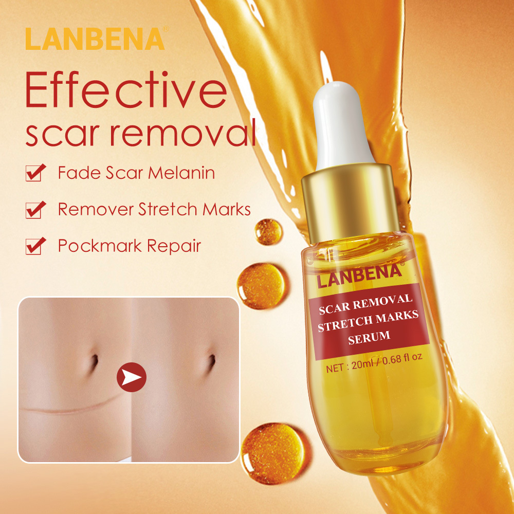 Serum Làm Mờ Sẹo Cấp Ẩm Làm Mờ Sẹo Giảm Thâm Mụn Sẹo Lâu Năm Scar Treatment Serum Lanbena 20Ml