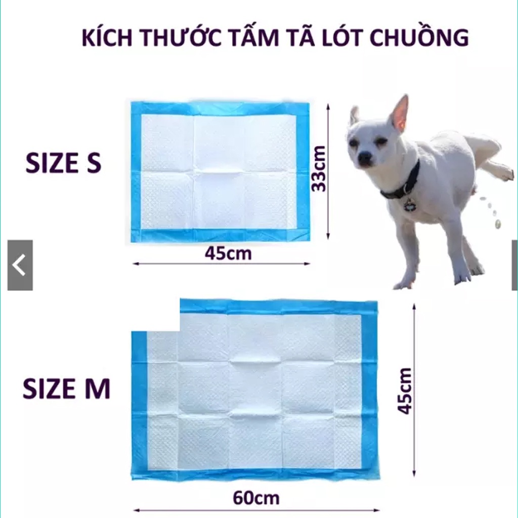 Tã Lót Vệ Sinh Cho Chó Mèo- Tấm lót vệ sinh chuồng cho chó mèo- Cookie Petshouse