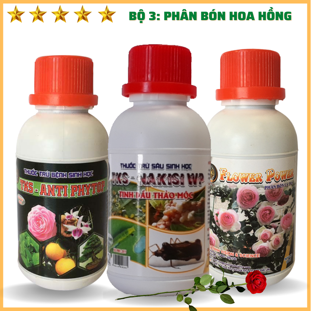 Phân bón hoa hồng- trừ sâu, trừ nấm và phân bón lá dinh dưỡng
