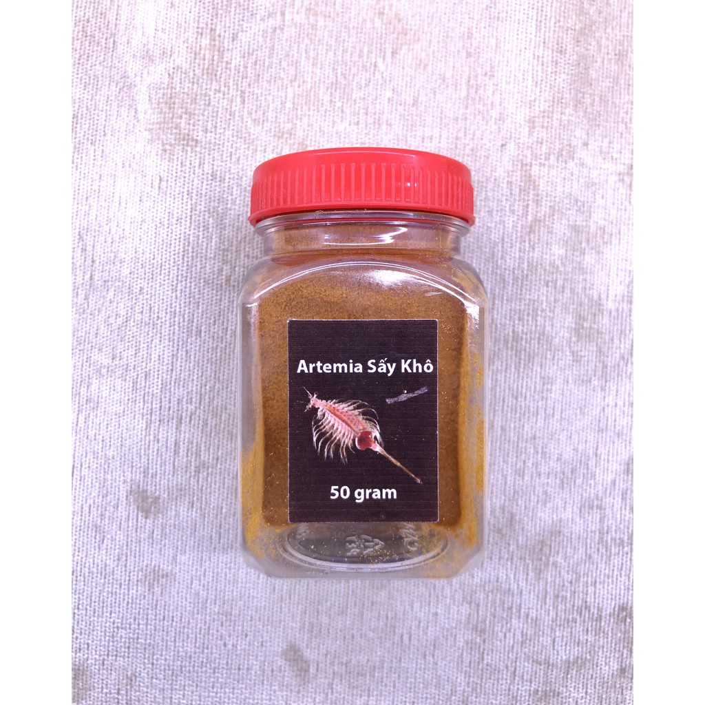 Artemia sấy khô hủ 50g dùng cho cá cảnh