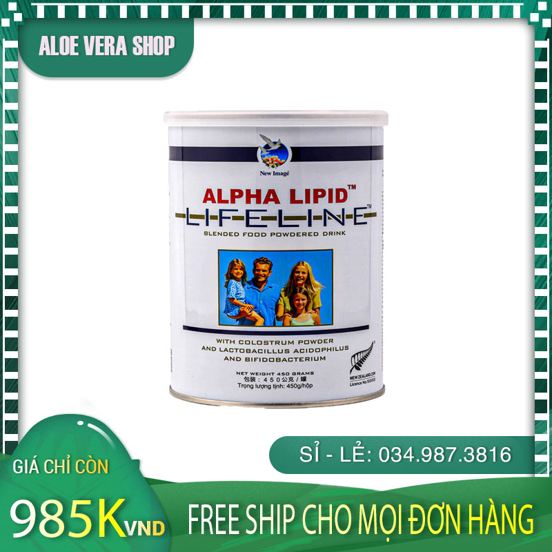 (NGUYÊN MÃ) Sữa Non Alpha Lipid 450g Chính Hãng New Zealand
