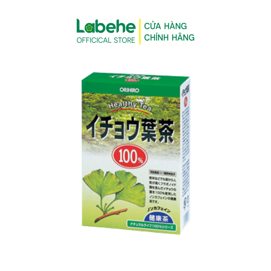 Trà lá bạch quả orihiro 26 gói hỗ trợ cải thiện trí nhớ, cải thiện chức năng của hệ thần kinh