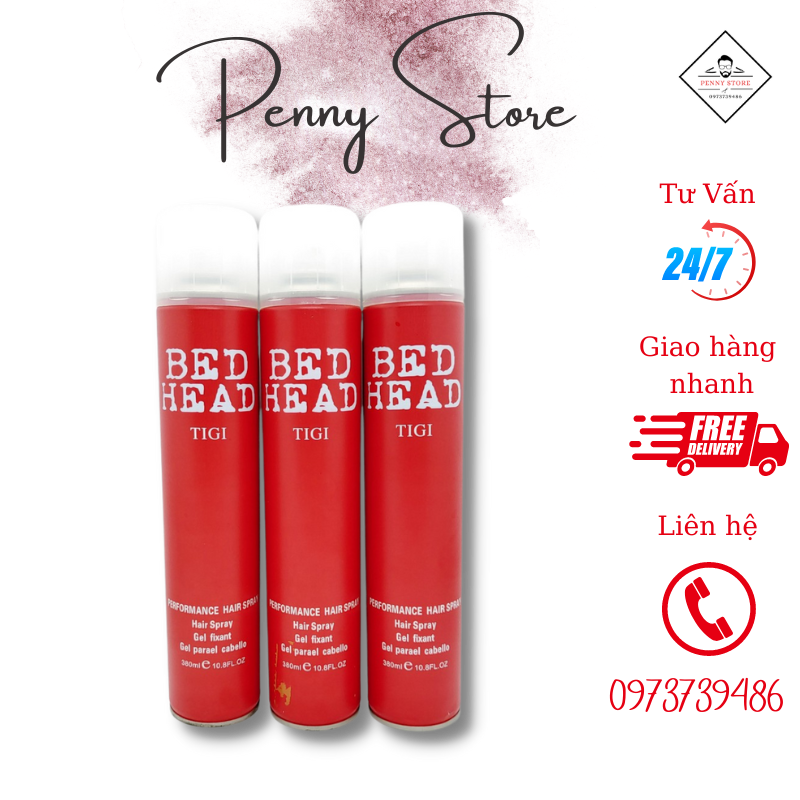 Gôm xịt tạo kiểu tóc tigi bed head 360ml
