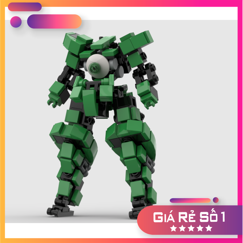 Le go đồ chơi lắp ráp robot mech hulk