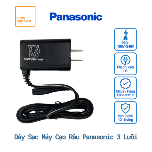 Dây sạc máy cạo râu panasonic es-st2n es-st3n es-st6n es-st8n
