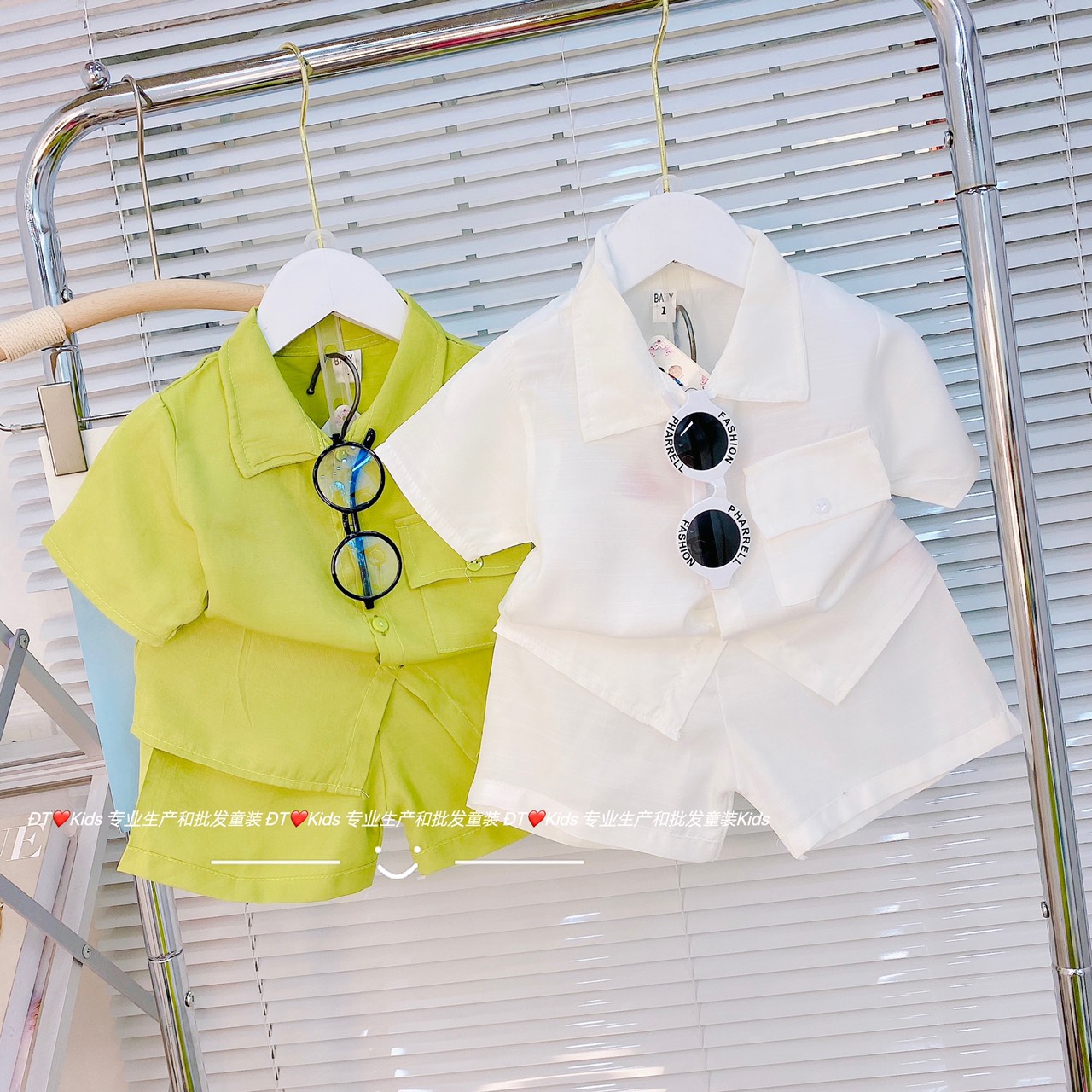 Bộ sơ mi đũi cho bé 8-18kg