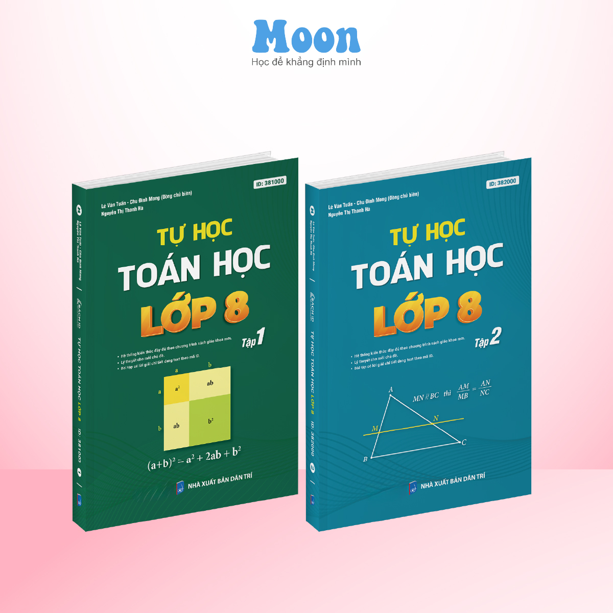 Sách - Tự Học Toán Lớp 8 chương trình sách giáo khoa mới kết nối tri thức, cánh diều, chân trời sáng tạo